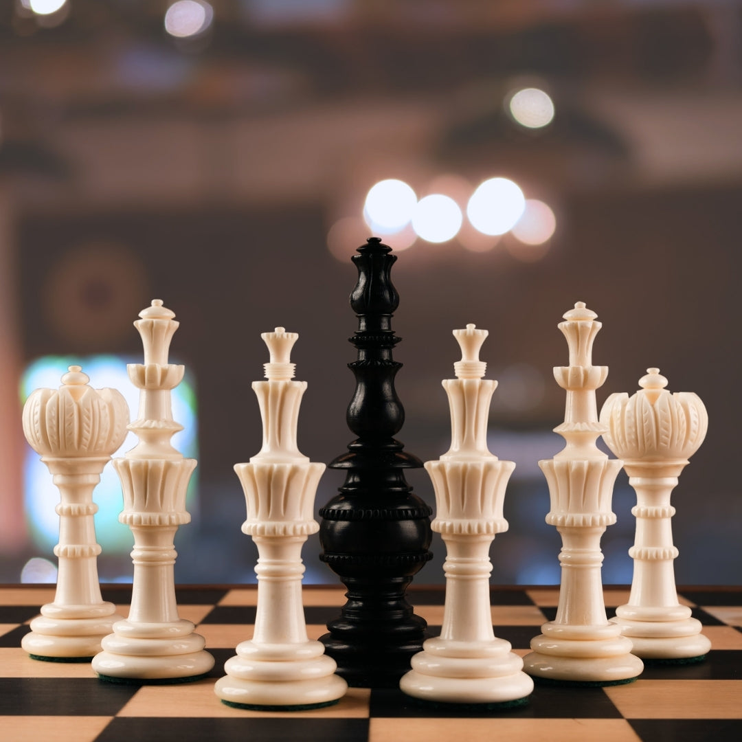 Camel Bone Chess Pieces