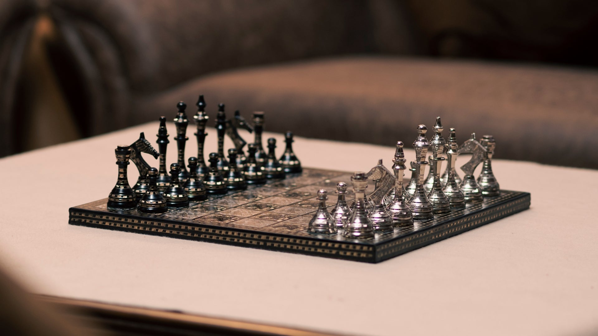 Metal Chess Sets