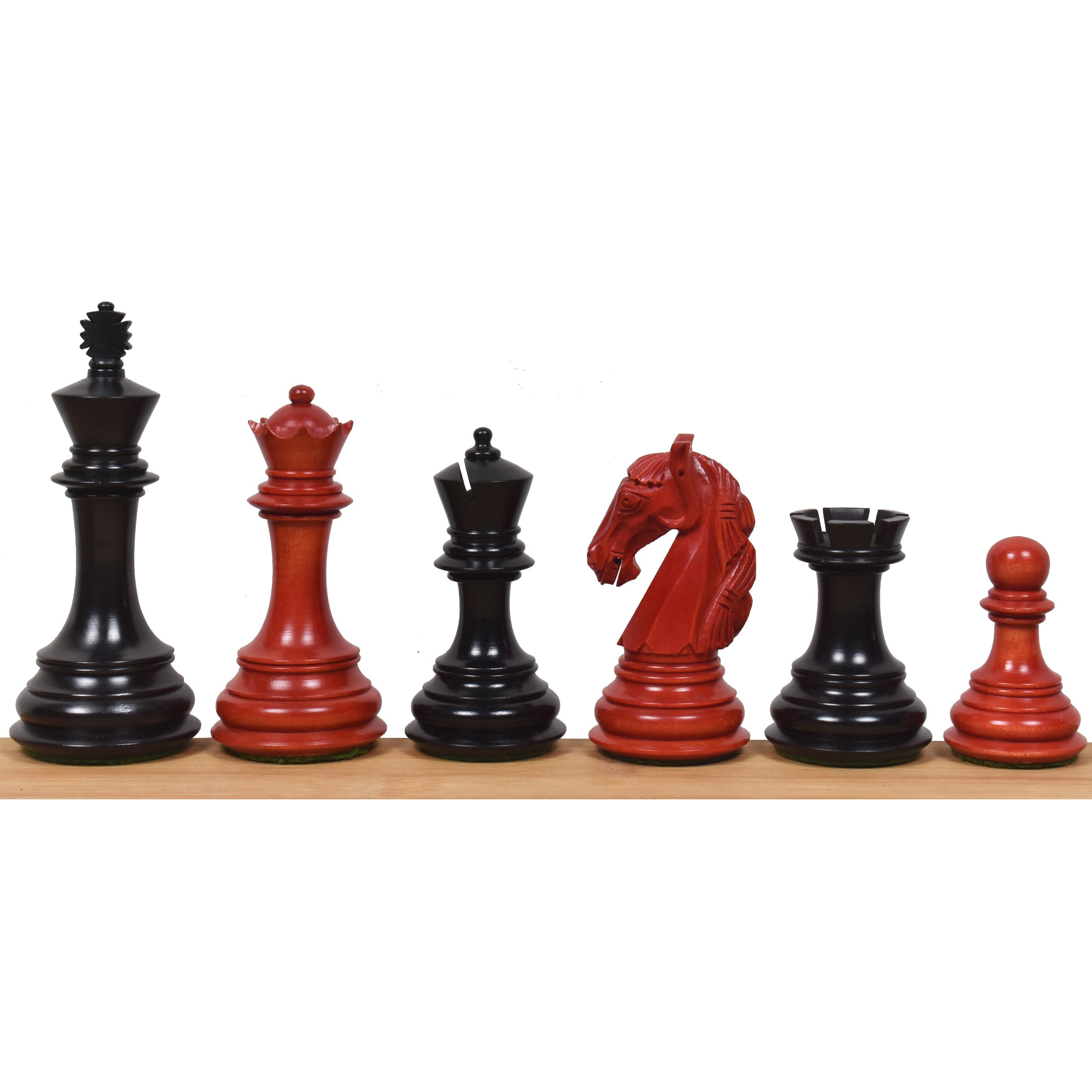 15 Inches Dark And Light Brown Weighted Chess Set - Unique Chess Set...