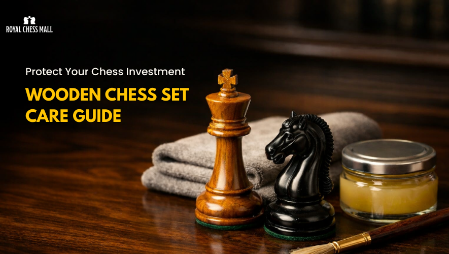 Blog Banner - India (Caring for Your Wooden Chess Set - A Lifelong Investment)