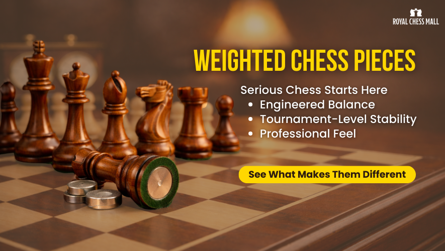 Learn what weighted chess pieces are, how they’re crafted, and why serious players prefer weighted wooden chess pieces for balance and control.