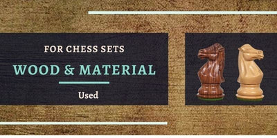 Types of Wood & Material Used in Chess Sets : Handcrafted