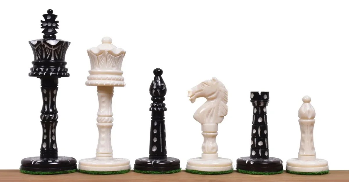 Camel Bone Chess Pieces