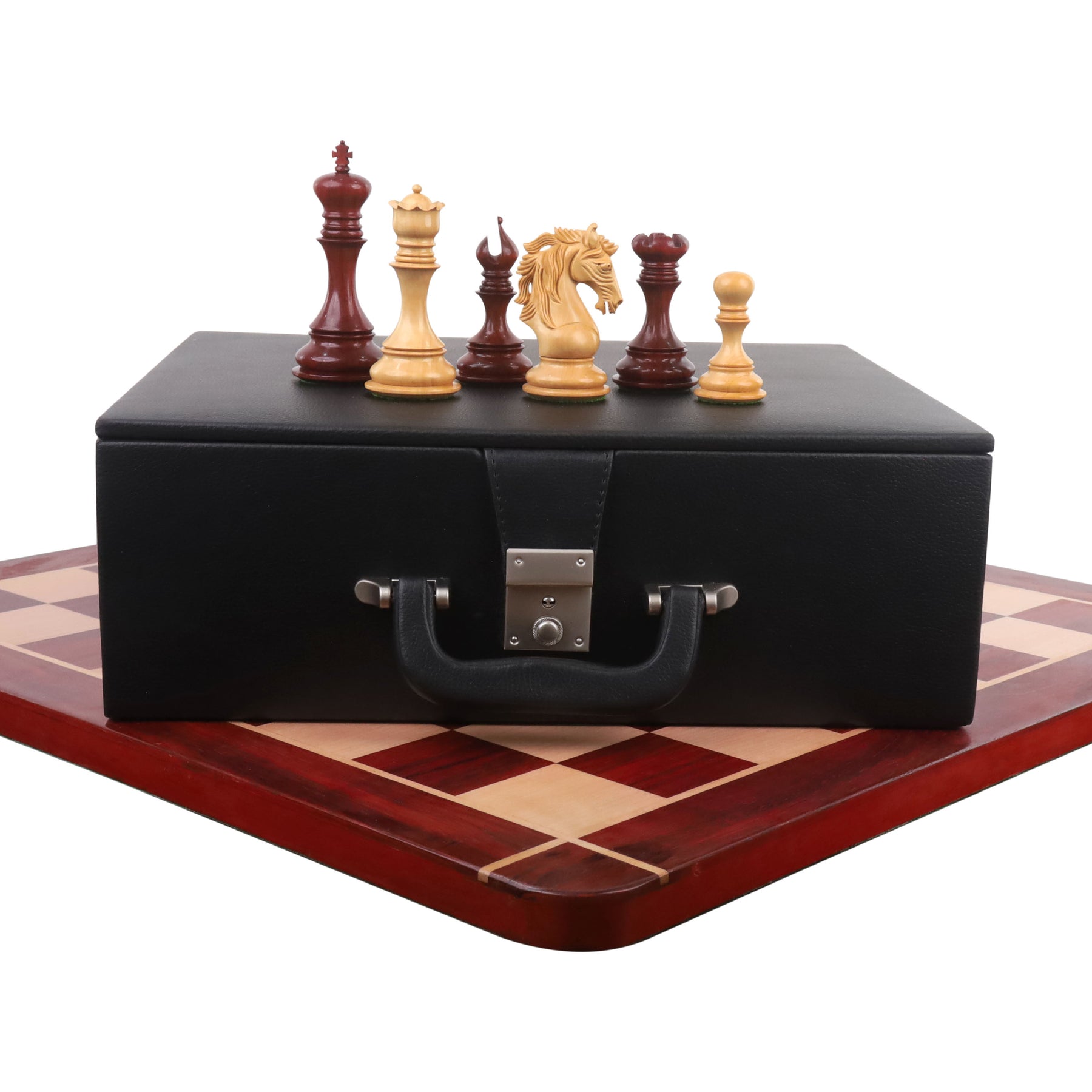Gl Chess Set Combo of Goliath Series Luxury Staunton Chess Set - Pieces in Bud Rose