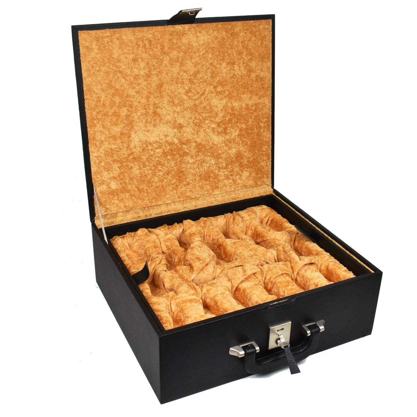 Combo of 4.3" Imperator Luxury Staunton Chess Set - Pieces in Ebony Wood with Board and Box
