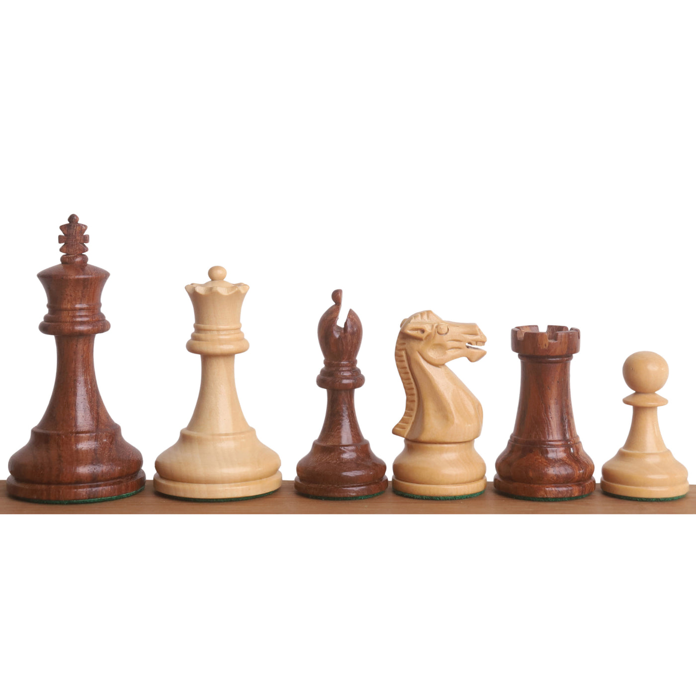 2.4" Pro Staunton Weighted Wooden Chess Set - Chess Pieces Only - Golden Rosewood