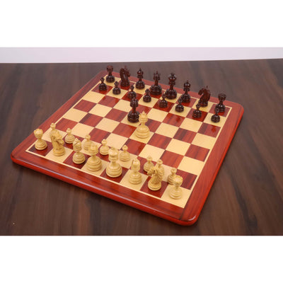 3.3" Moonlit Majesty Luxury Chess Set- Chess Pieces Only - Bud Rosewood & Boxwood