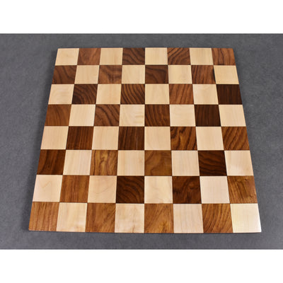 3.8" Bundesform German Staunton Chess set- Chess Pieces with Board and Box - Golden Rosewood