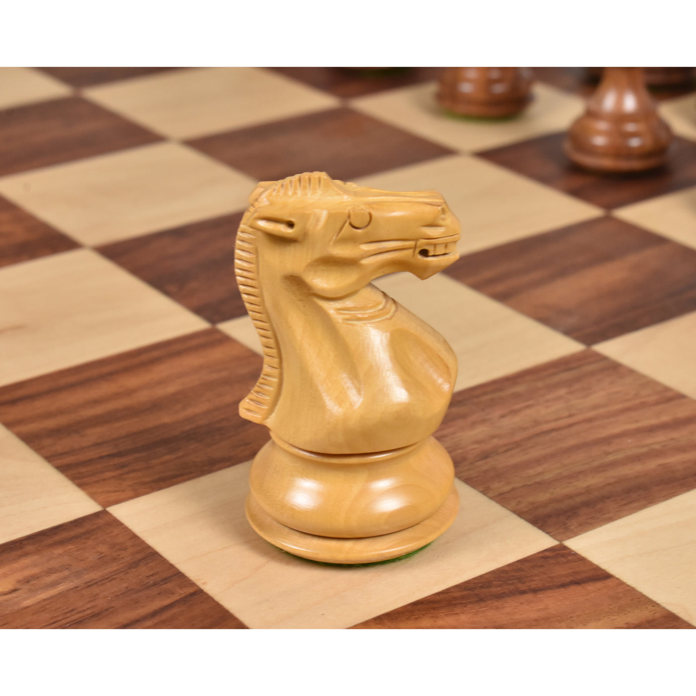 3.6" Professional Staunton Chessnut Sensor Compatible Set- Chess Pieces Only- Golden Rosewood