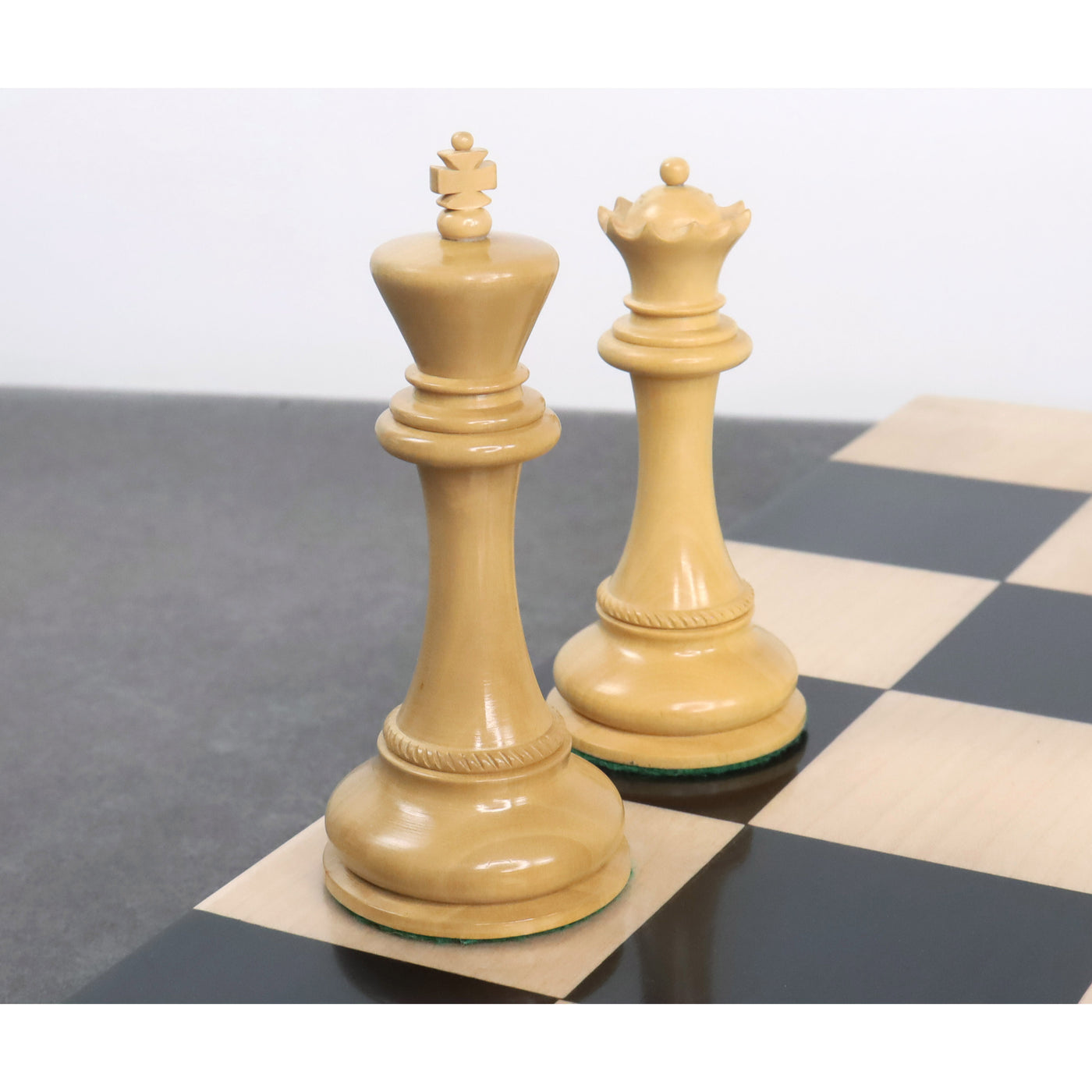 4.5" Imperator Luxury Staunton Chess Set - Chess Pieces Only - Ebony Wood -Triple Weight