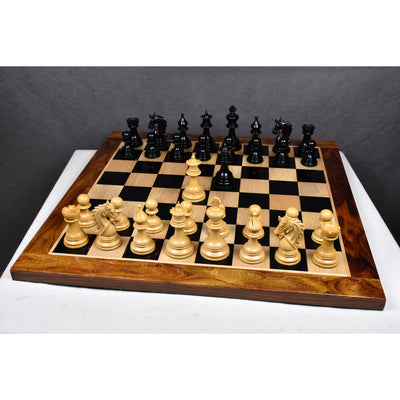 4.3" Napoleon Luxury Staunton Chess Set - Chess Pieces Only -Triple Weighted Ebony Wood