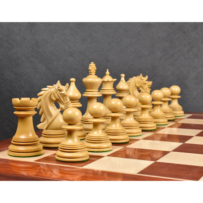 4.3" Napoleon Luxury Staunton Chess Set - Chess Pieces Only -Triple Weight Bud Rosewood