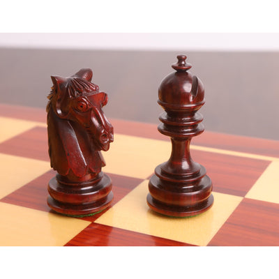 3.3" Moonlit Majesty Luxury Chess Set- Chess Pieces Only - Bud Rosewood & Boxwood