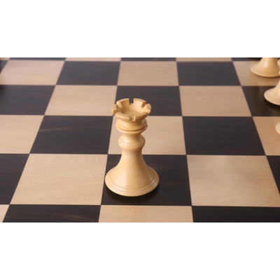 Slightly Imperfect 4.3" Aristocrat Series Luxury Staunton Chess Set- Chess Pieces Only - Ebony Wood & Boxwood