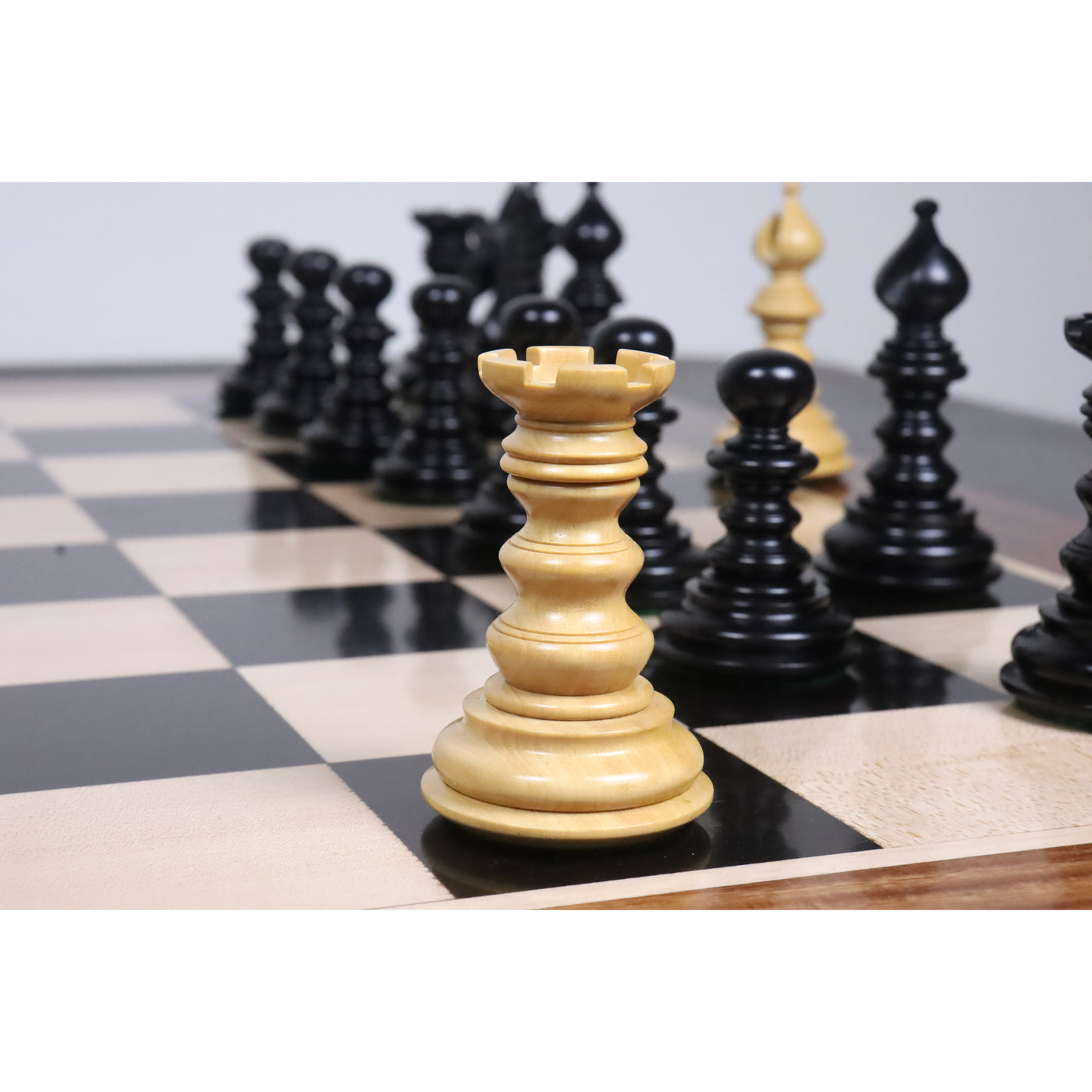 4.3" Marengo Luxury Staunton Chess Set- Chess Pieces Only- Ebony Wood Triple Weight