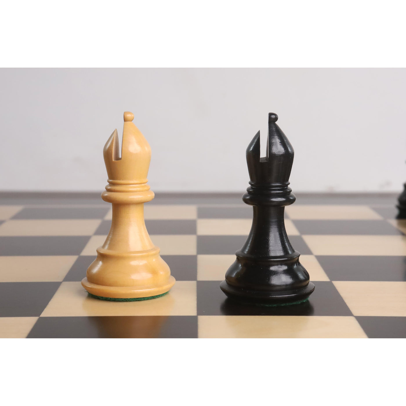 Slightly Imperfect 3.9" Professional Staunton Chess Set- Chess Pieces Only - Weighted Ebony wood