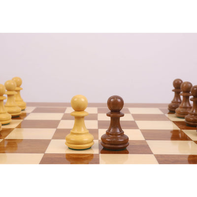 23" Tournament Chess Board Table with 4.1" Pro Staunton Weighted Wooden Chess Pieces - Golden Rosewood