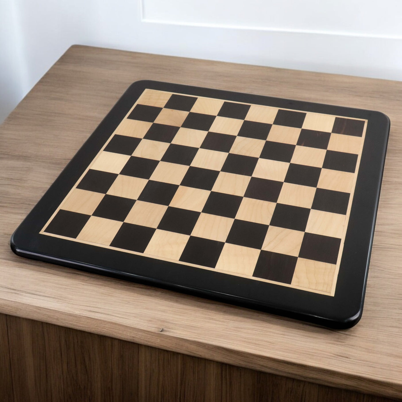 Combo of Repro 2016 Sinquefield Staunton Chess Set - Pieces in Ebony Wood with Board and Box