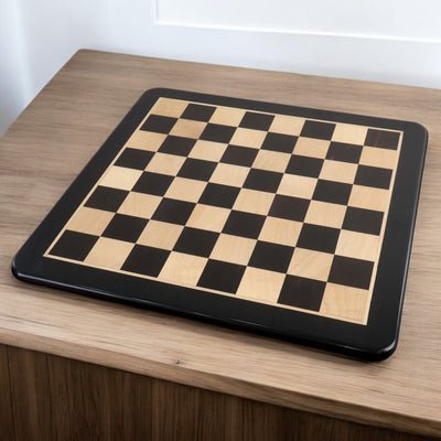 Combo of Repro 2016 Sinquefield Staunton Chess Set - Pieces in Ebony Wood with Board and Box