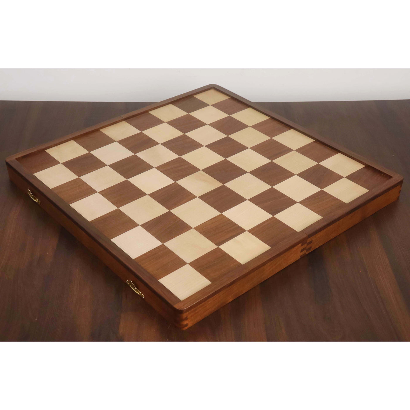 1950s' Fischer Dubrovnik Chess Pieces with Folding Style Dubrovnik Chess Board