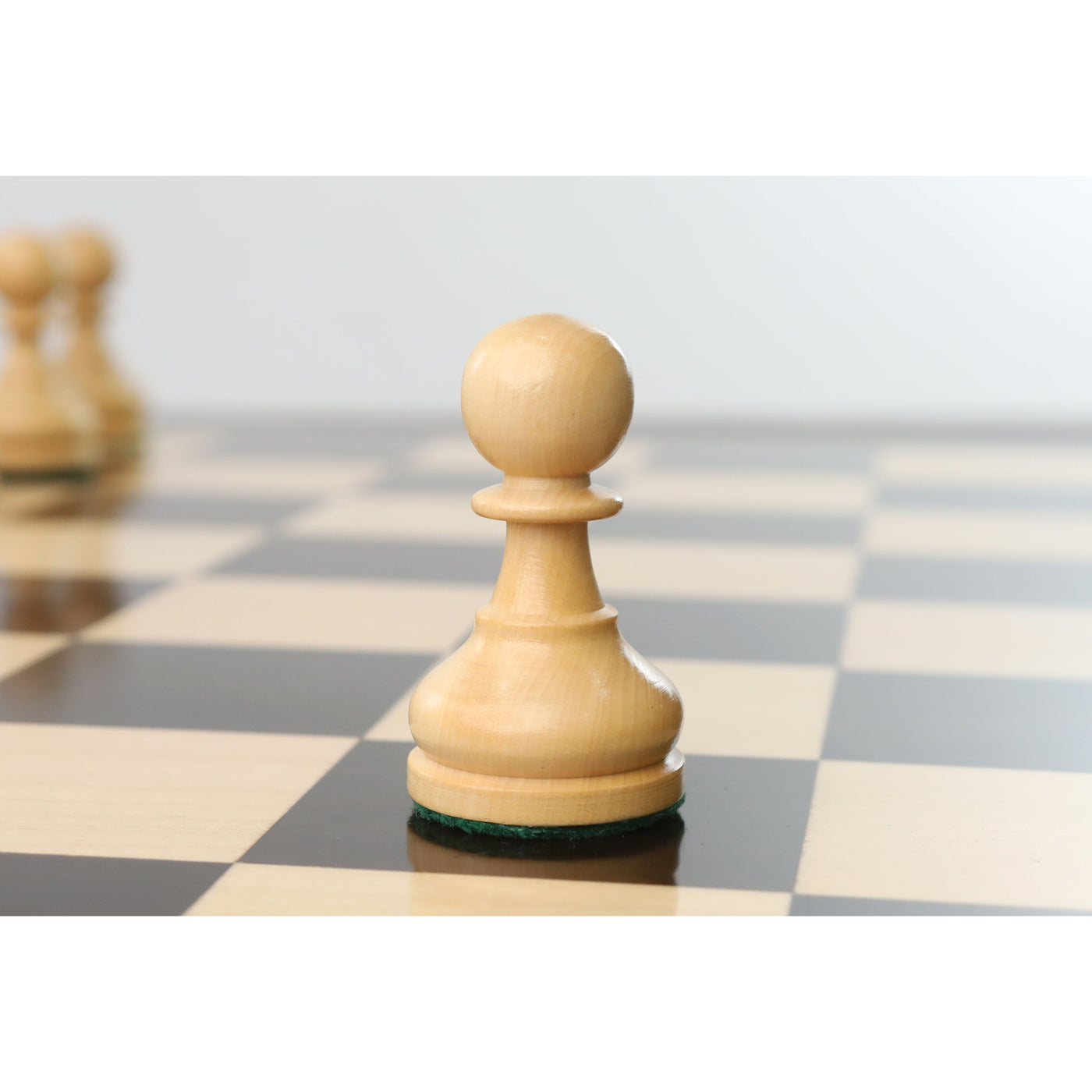 3.9" Tournament Chess Set Combo -Pieces in Ebonised boxwood with Board and Box