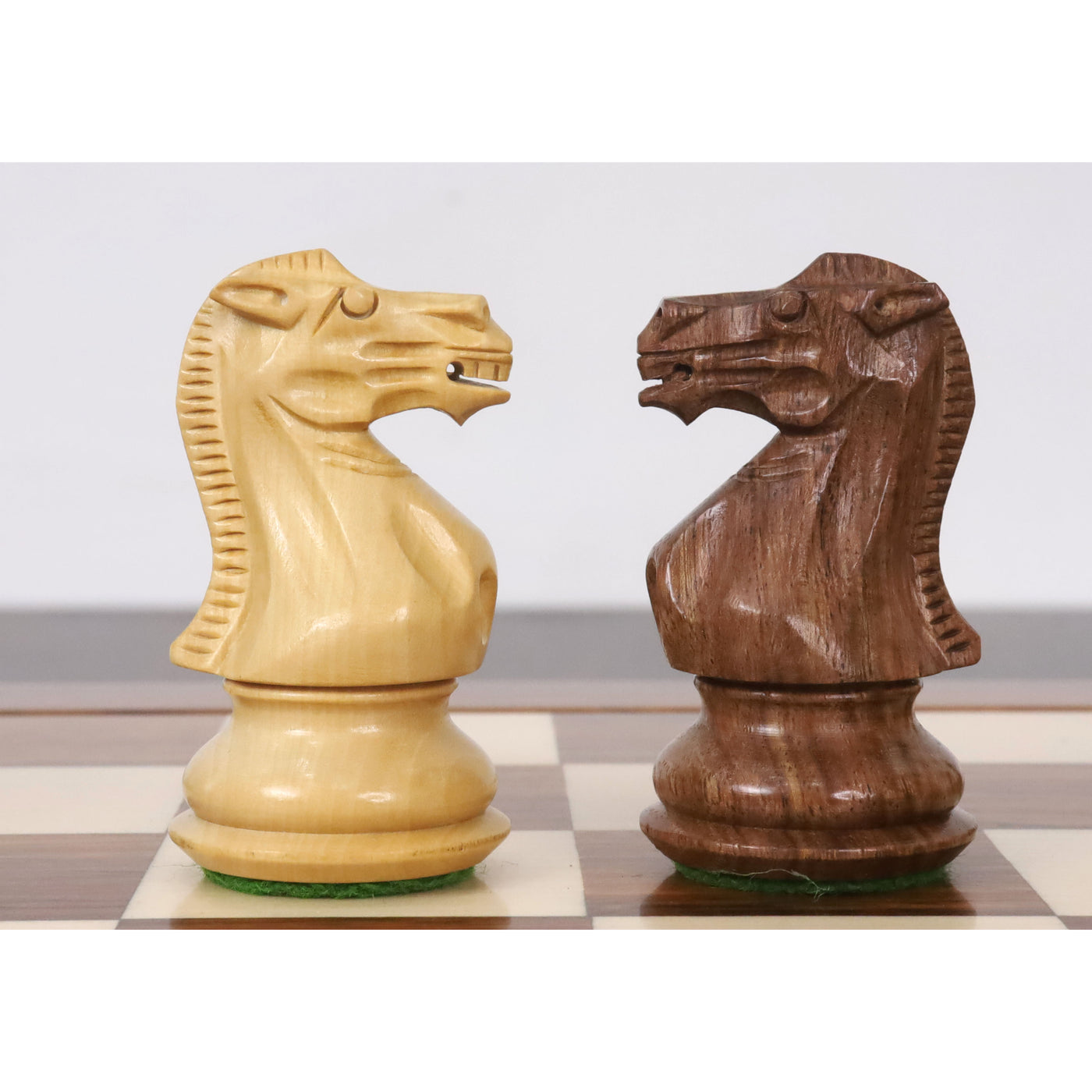 3" Professional Staunton Chessnut Air Sensor Compatible Set- Chess Pieces Only- Golden Rosewood