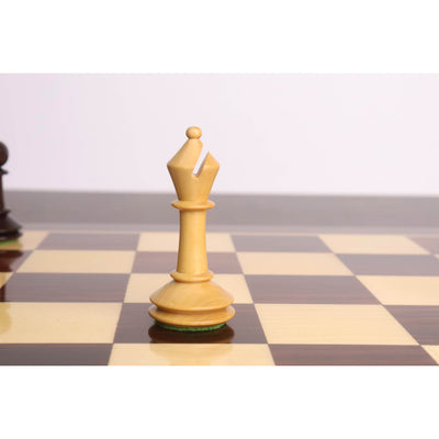 3.5" Monolith Miniature Chess Set- Chess Pieces Only - Rosewood & Boxwood