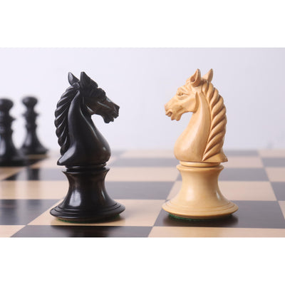 Slightly Imperfect 4.3" Aristocrat Series Luxury Staunton Chess Set- Chess Pieces Only - Ebony Wood & Boxwood