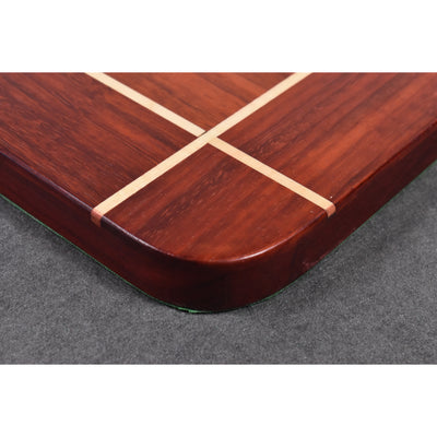 Combo of 4.6" Rare Columbian Luxury Chess Set - Pieces in Bud Rosewood with Board and Box