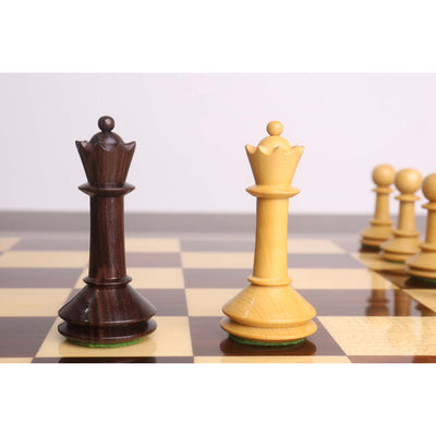 3.5" Monolith Miniature Chess Set- Chess Pieces Only - Rosewood & Boxwood