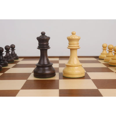 1950s' Fischer Dubrovnik Chess Pieces with Folding Style Dubrovnik Chess Board