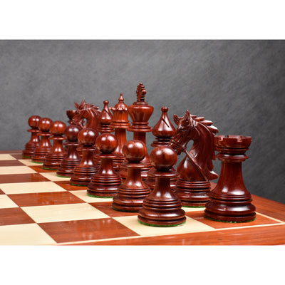 4.3" Napoleon Luxury Staunton Chess Set - Chess Pieces Only -Triple Weight Bud Rosewood