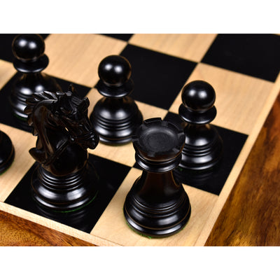 4.3" Napoleon Luxury Staunton Chess Set - Chess Pieces Only -Triple Weighted Ebony Wood