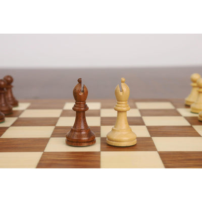 12” Minimalist Staunton Travel Chess Set – Elegant Non-Magnetic Gift Edition