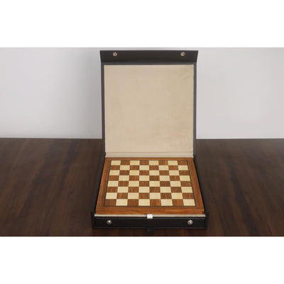 12” Minimalist Staunton Travel Chess Set – Elegant Non-Magnetic Gift Edition
