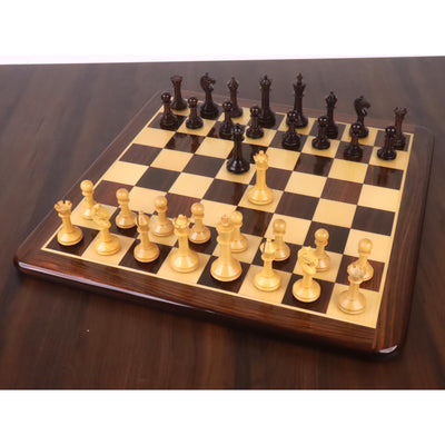 3.5" Monolith Miniature Chess Set- Chess Pieces Only - Rosewood & Boxwood