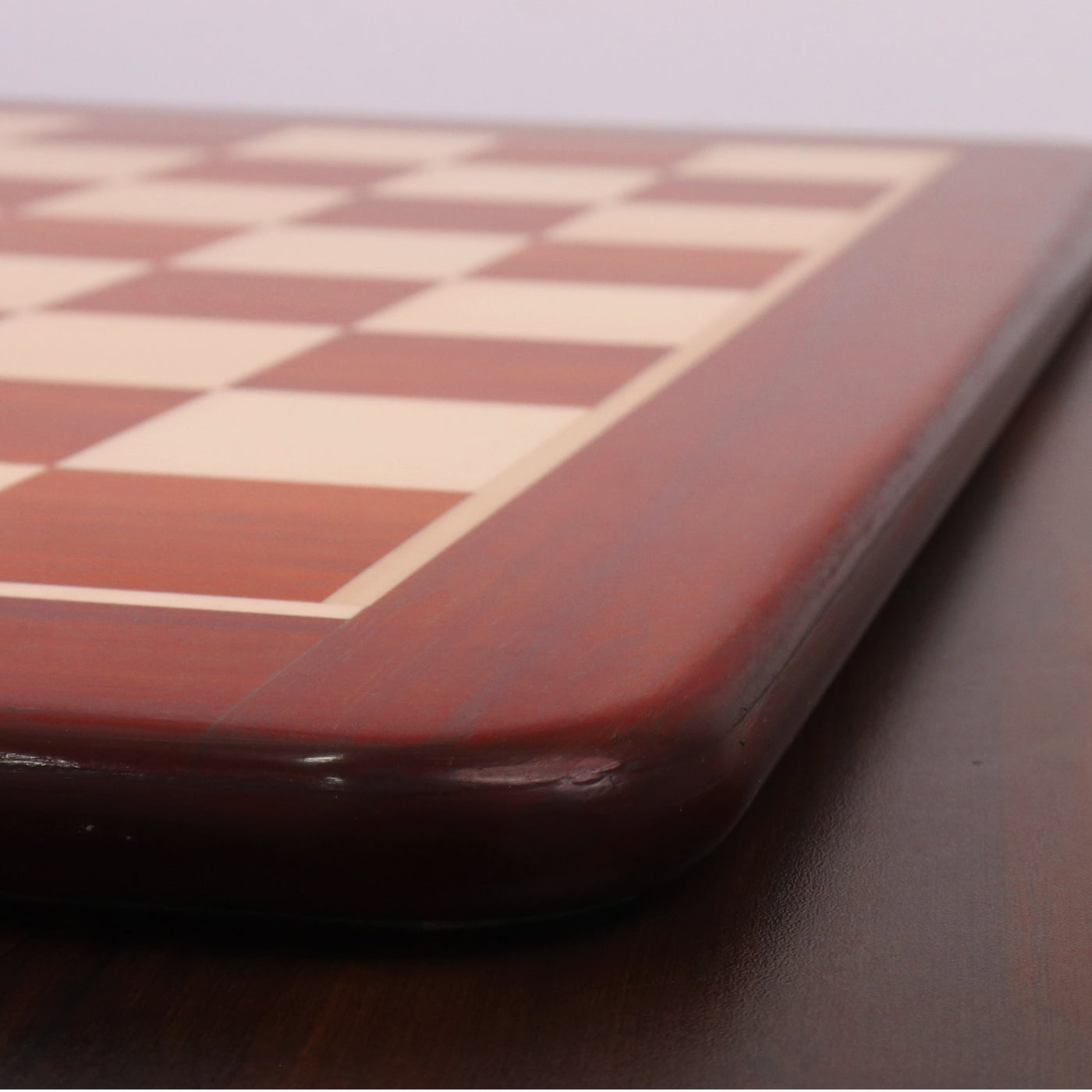 25" Large Chess board in Bud Rosewood & Maple Wood - 65 mm Square