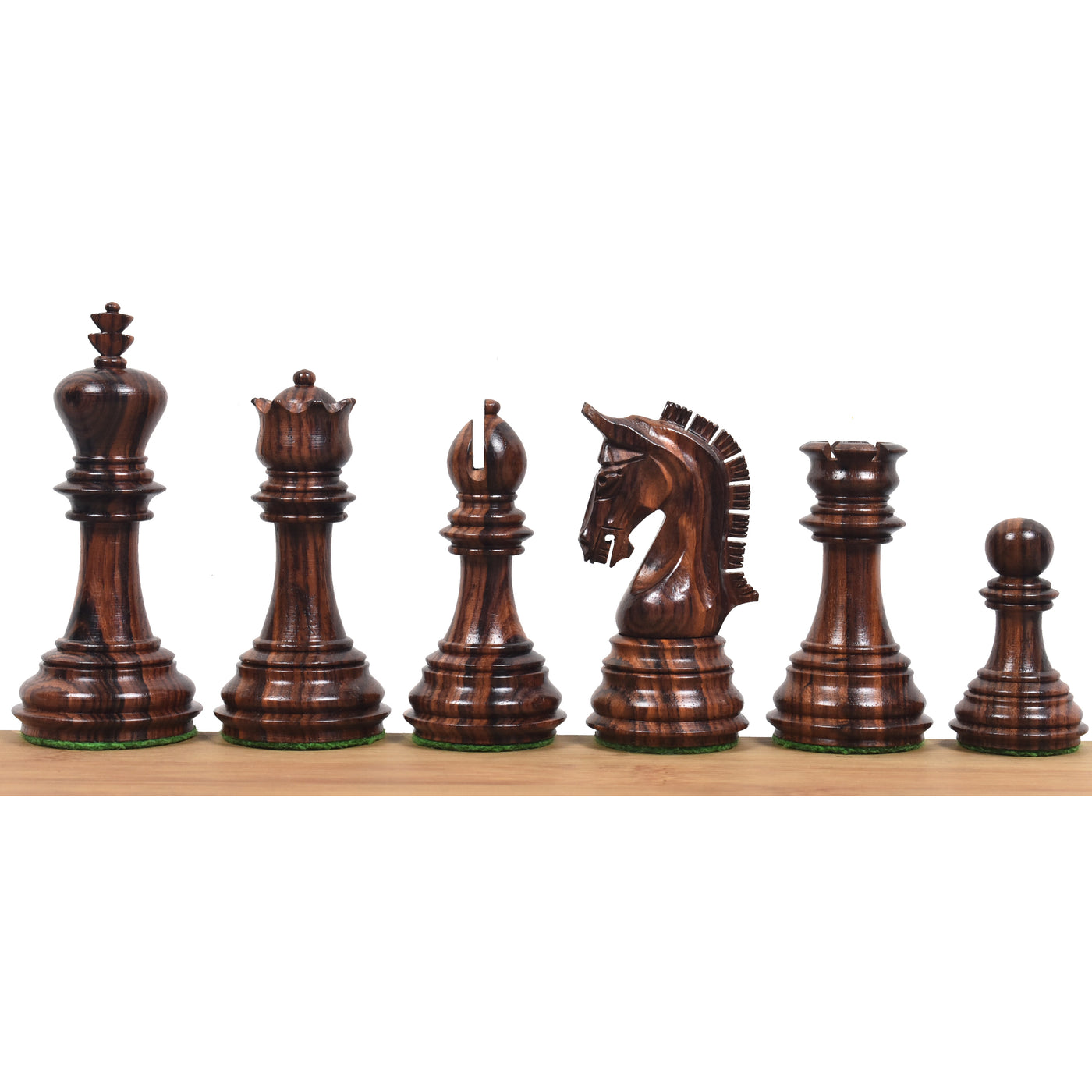 Slightly Imperfect 3.8" Imperial Staunton Luxury Chess Set- Chess Pieces Only - Weighted Rosewood