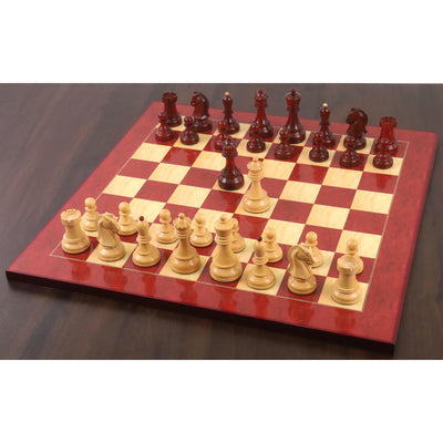 1950s' Fischer Dubrovnik Chess Set- Chess Pieces Only - Bud Rosewood & Boxwood - 3.8 " King