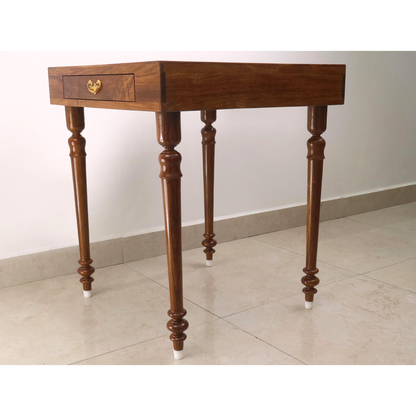 23" Tournament Chess Board Table with Drawers - 27" Height - Golden Rosewood & Maple