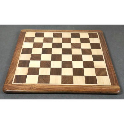 21 inches Large Chess board in Golden Rosewood & Maple Wood - 55 mm Square