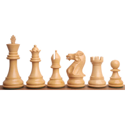 Slightly Imperfect 3.9" Professional Staunton Chess Set- Chess Pieces Only - Weighted Ebony wood