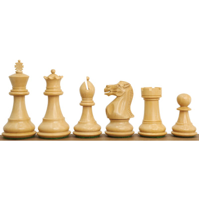 3" Professional Staunton Chessnut Air Sensor Compatible Set- Chess Pieces Only- Golden Rosewood