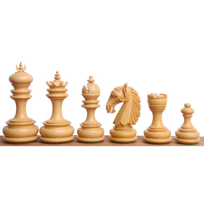 3.3" Moonlit Majesty Luxury Chess Set- Chess Pieces Only - Bud Rosewood & Boxwood