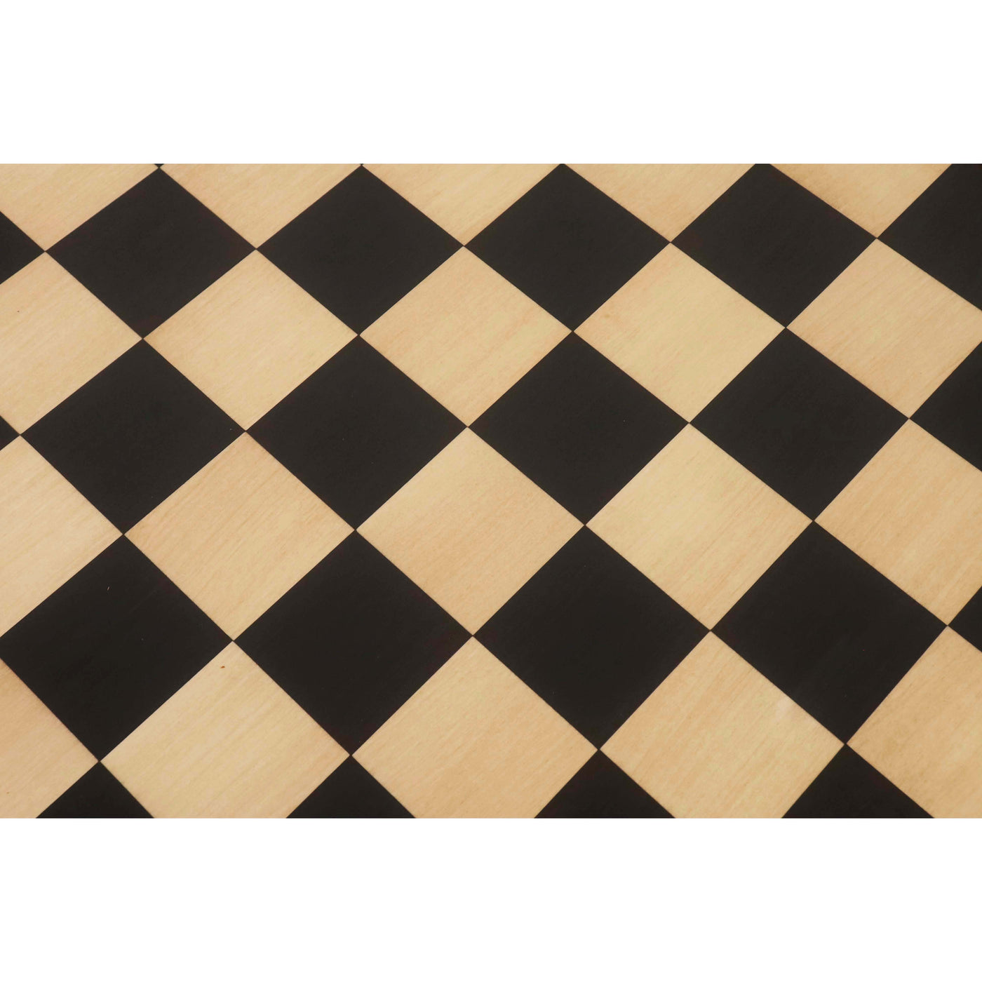 25" Players Choice Ebony & Maple Wood Chess Board- 65 mm square - Matt Finish