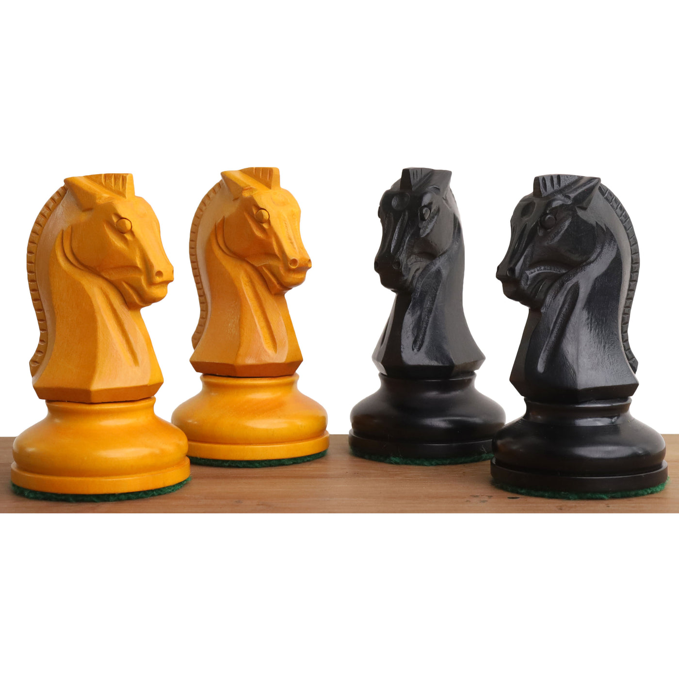 1950s' Fischer Dubrovnik Chess Set - Chess Pieces Only - Antiqued Boxwood - 3.8 " King