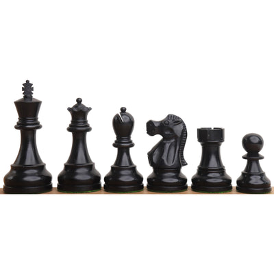3.8" Reykjavik Series Staunton Chess Set - Chess Pieces Only - Weighted Boxwood