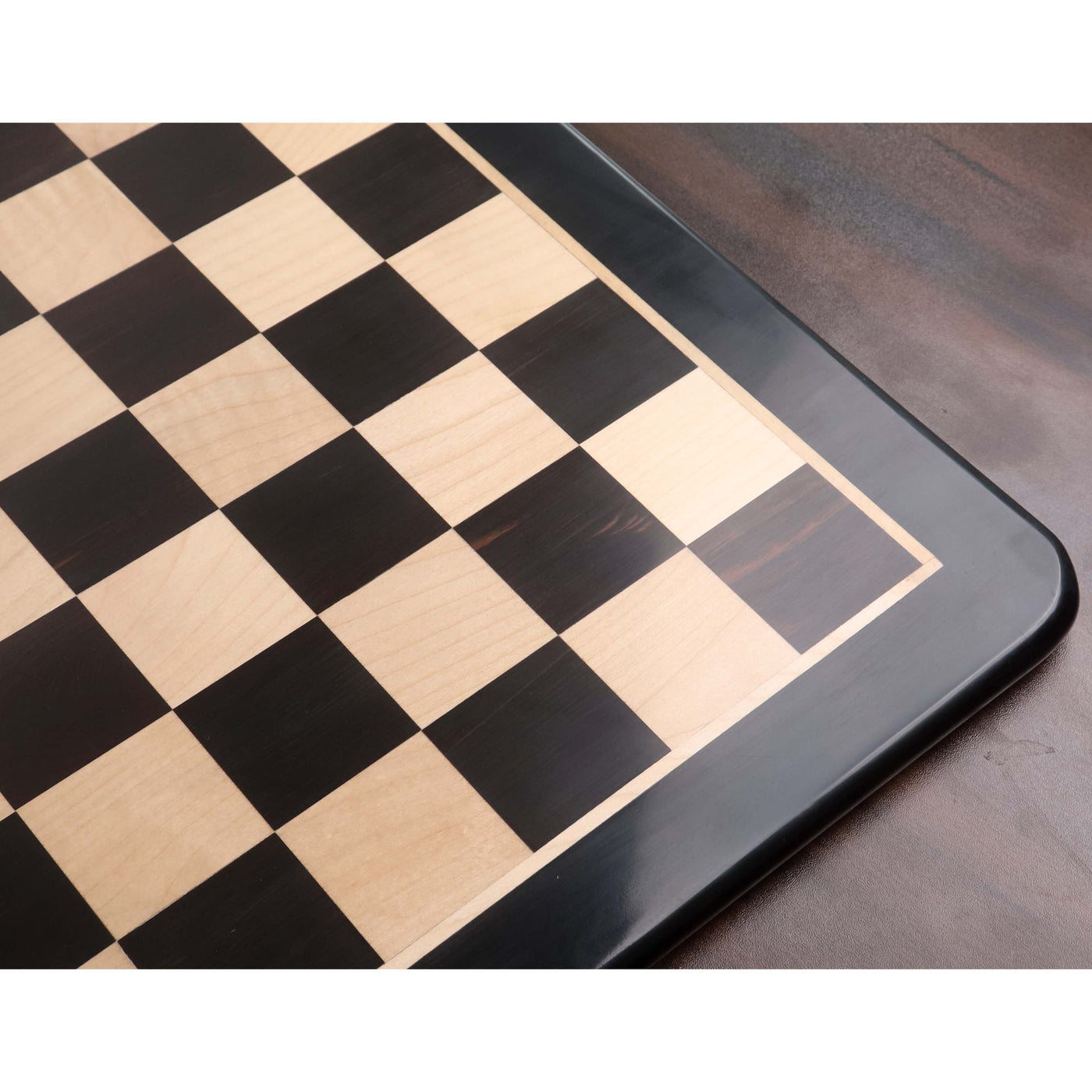 Combo of Repro 2016 Sinquefield Staunton Chess Set - Pieces in Ebony Wood with Board and Box