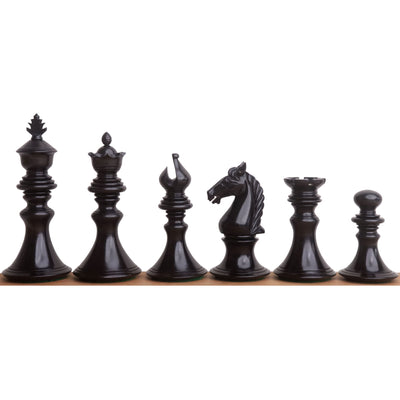 Slightly Imperfect 4.3" Aristocrat Series Luxury Staunton Chess Set- Chess Pieces Only - Ebony Wood & Boxwood