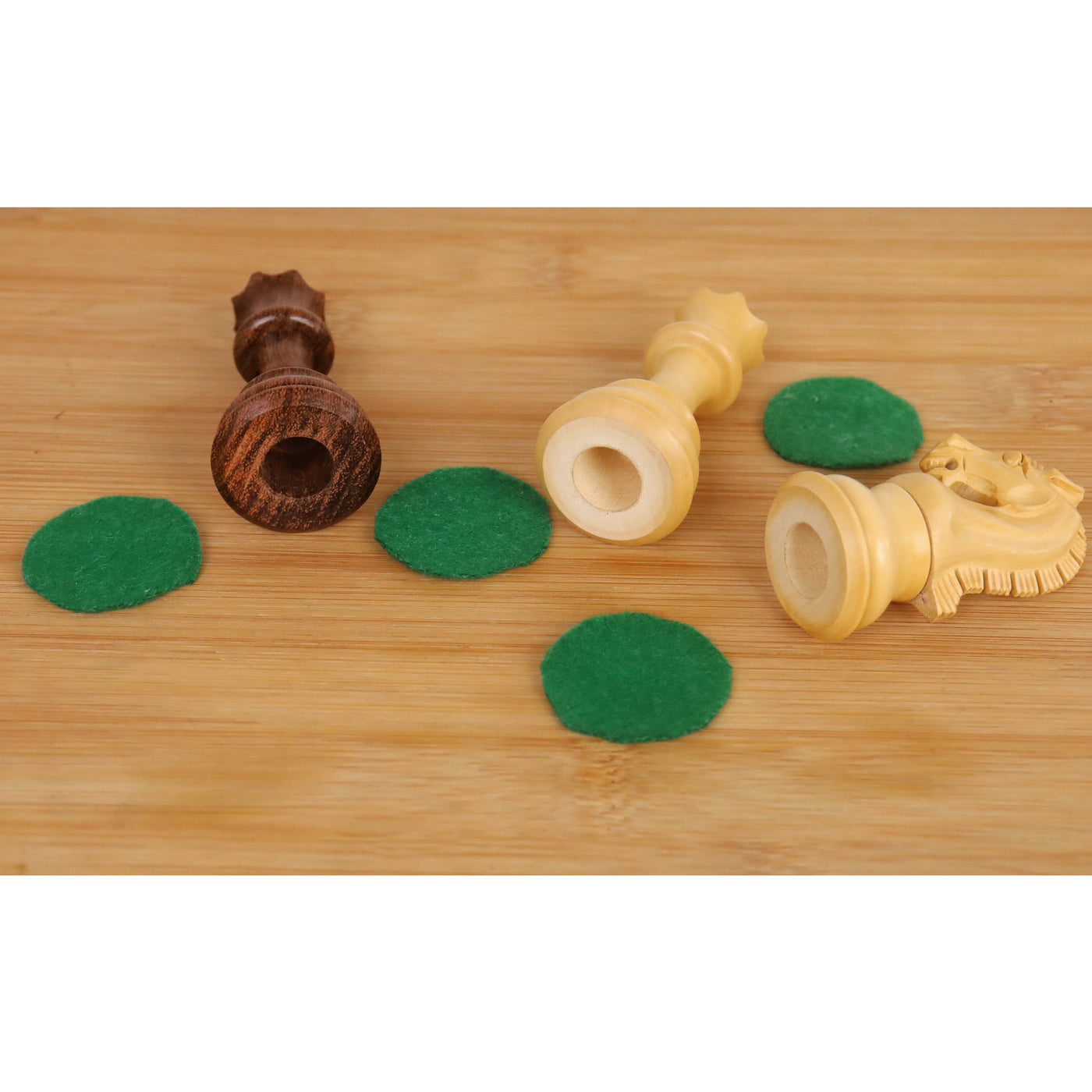 3" Craftsman Staunton Chessnut Air Sensor Compatible Set- Chess Pieces Only- Golden Rosewood